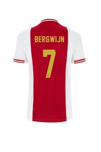 Ajax Steven Bergwijn #7 Fotballdrakt Hjemme Klær 2022-23 Korte ermer